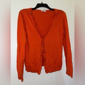 Burnt Orange New York & Company Cardigan